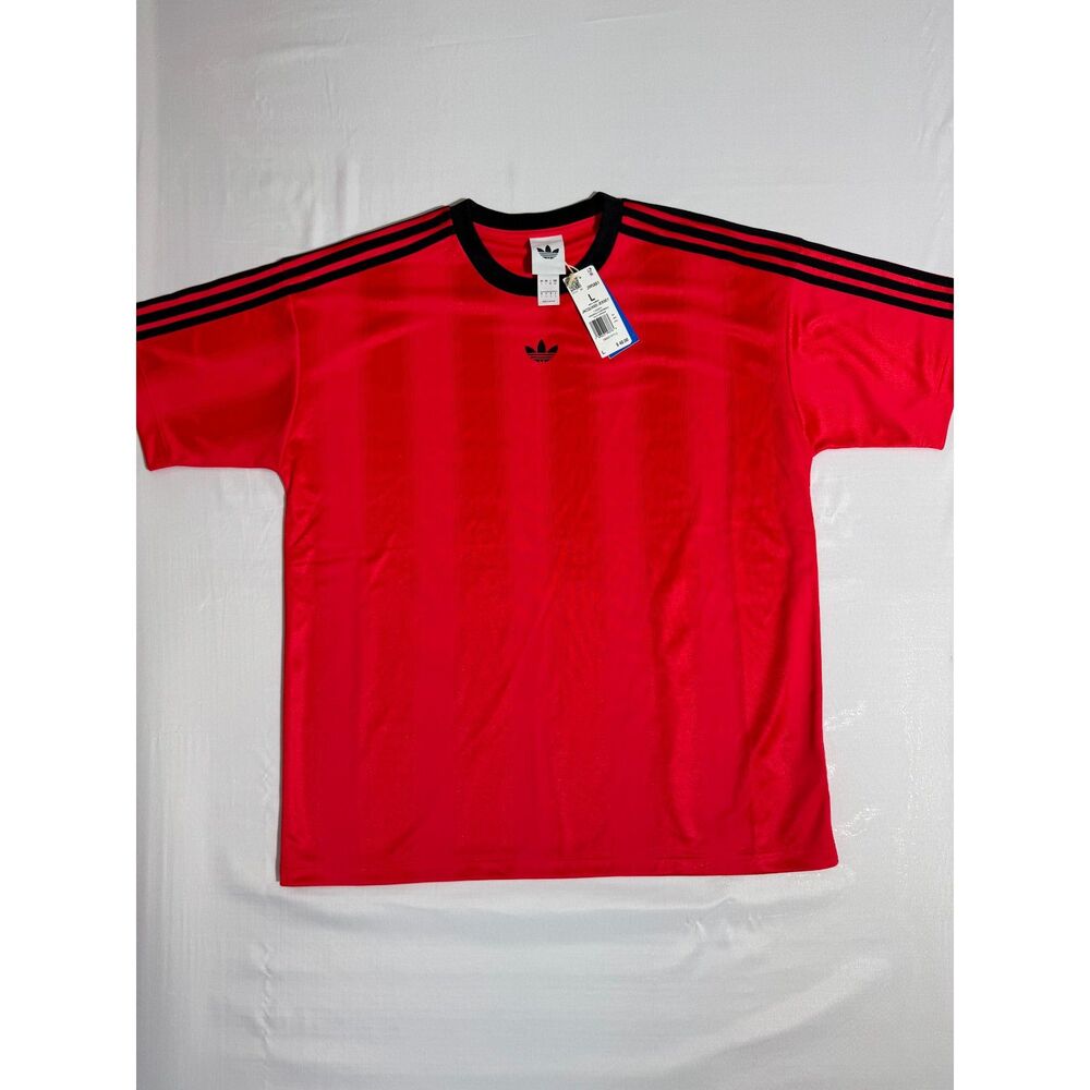 NWT Adidas Adicolor Jacquard Jersey | Lucid Red | Size Large